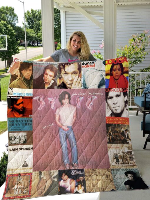 Buy John Mellencamp Albums Quilt Blanket & Quilt Bedding Set For Fans Ver 17