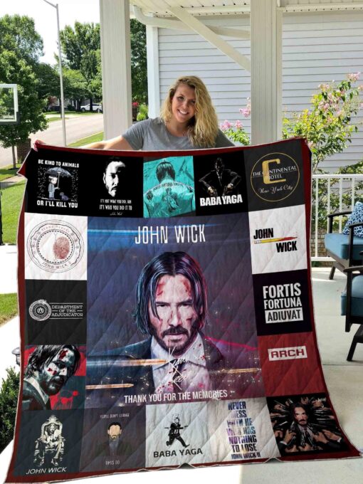 Buy John Wick Quilt Blanket & Quilt Bedding Set 01