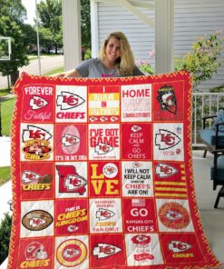 Buy Kansas City Chiefs Quilt Blanket & Quilt Bedding Set - Meteew