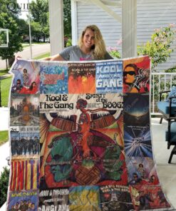 Buy Kool &Amp;Amp; The Gang Albums Quilt Blanket & Quilt Bedding Set For Fans Ver 17