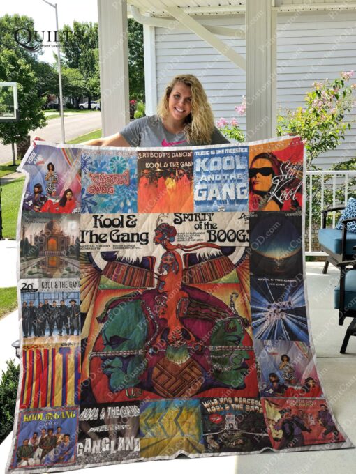 Buy Kool &Amp;Amp; The Gang Albums Quilt Blanket & Quilt Bedding Set For Fans Ver 17