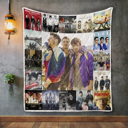 Buy Jonas Brothers Album Covers Quilt Blanket & Quilt Bedding Set