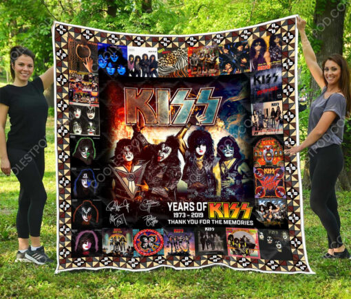 Buy Kiss Band- Quilt Blanket & Quilt Bedding Set - Meteew