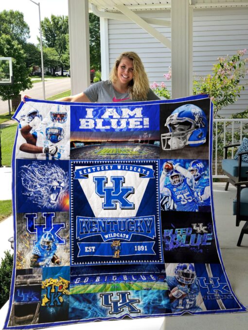 Buy Kentucky Wildcats Quilt Blanket & Quilt Bedding Set - Meteew