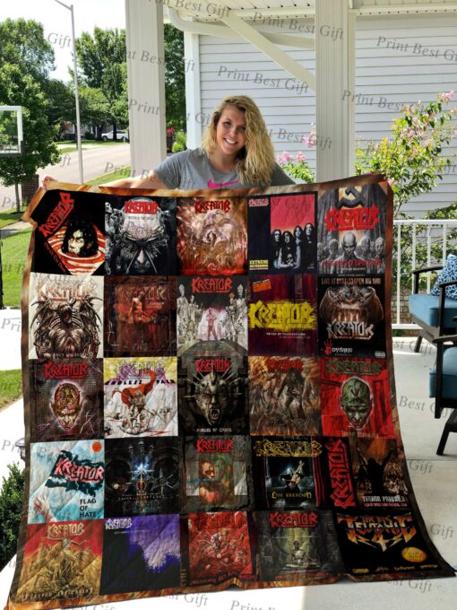 Buy Kreator Albums Cover Poster Quilt Blanket & Quilt Bedding Set Ver 2