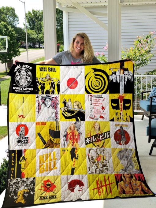 Buy Kill Bill Poster Quilt Blanket & Quilt Bedding Set