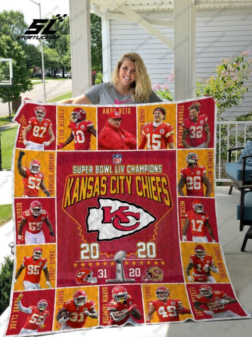 Buy Kansas City Chiefs Super Bowl All Season Plus Size Quilt Blanket & Quilt Bedding Set