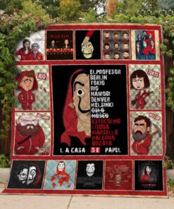 Buy La Casa De Papel Quilt Blanket & Quilt Bedding Set 01