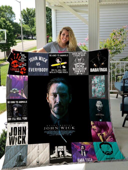 Buy John Wick Quilt Blanket & Quilt Bedding Set For Fans Ver 17-1