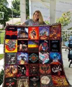 Buy Judas Priest Albums Cover Poster Quilt Blanket & Quilt Bedding Set Ver 2