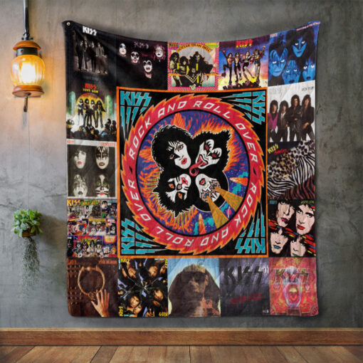 Buy Kiss Album Covers Quilt Blanket & Quilt Bedding Set