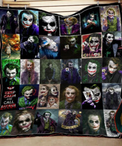 Buy Joker Collage Quilt Blanket & Quilt Bedding Set