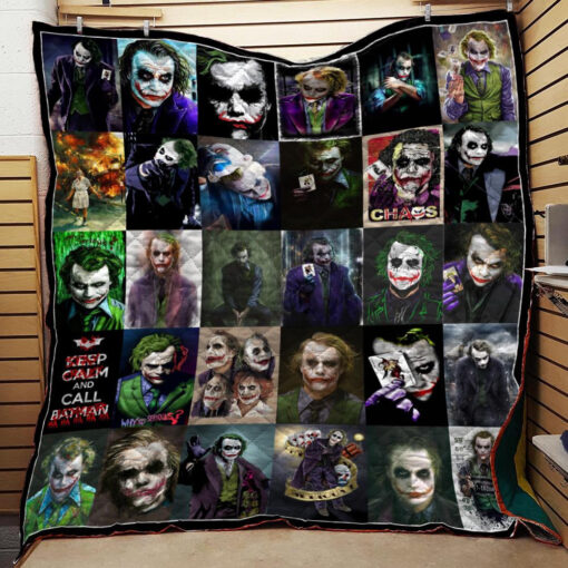 Buy Joker Collage Quilt Blanket & Quilt Bedding Set