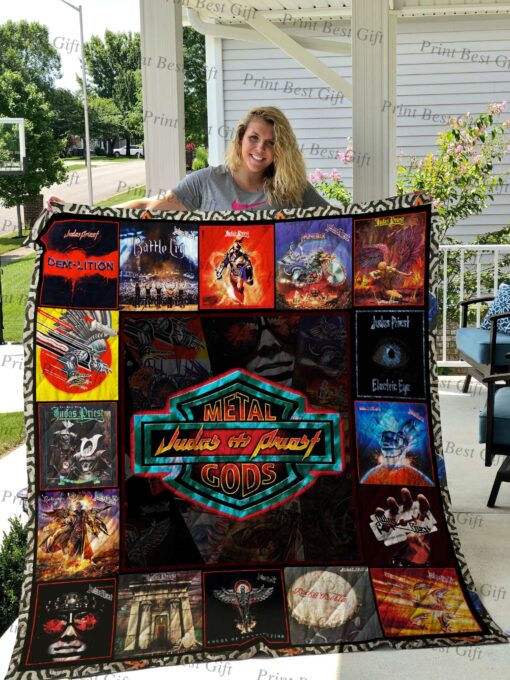 Buy Judas Priest Albums Cover Poster Quilt Blanket & Quilt Bedding Set