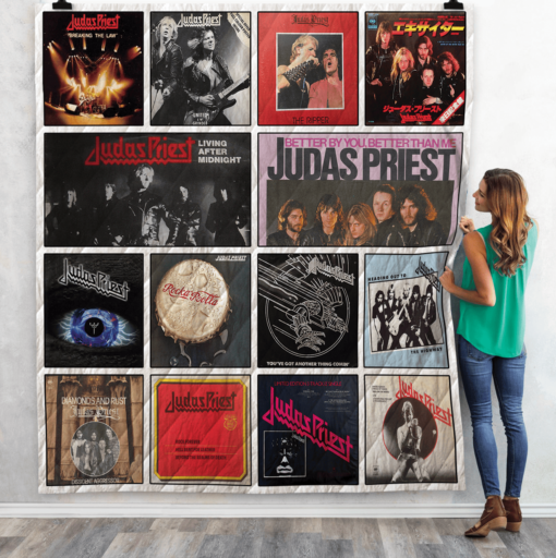 Buy Judas Priest Singles Quilt Blanket & Quilt Bedding Set