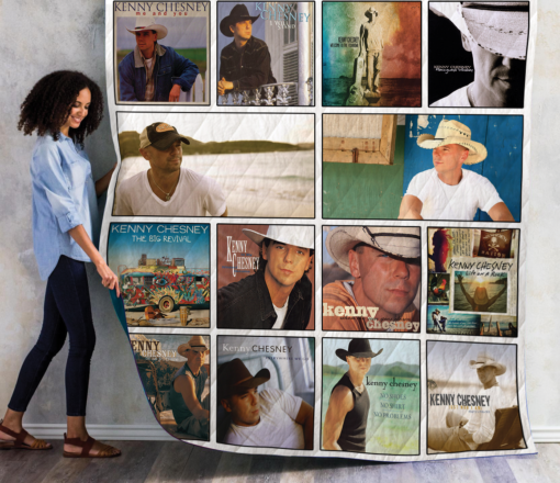 Buy Kenny Chesney Albums Quilt Blanket & Quilt Bedding Set 01