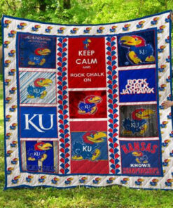 Buy Kansas Jayhawks Quilt Blanket & Quilt Bedding Set - Meteew