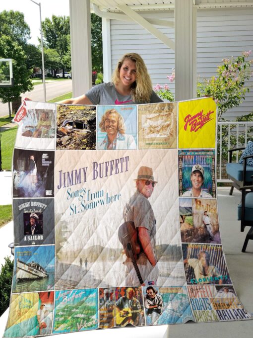 Buy Jimmy Buffett Quilt Blanket & Quilt Bedding Set 0970