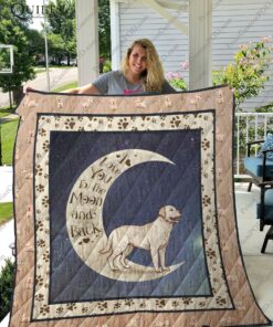 Buy Labrador I Love You To The Moon And Back Quilt Blanket & Quilt Bedding Set Great Customized Blanket Gifts For Birthday Christmas Thanksgiving