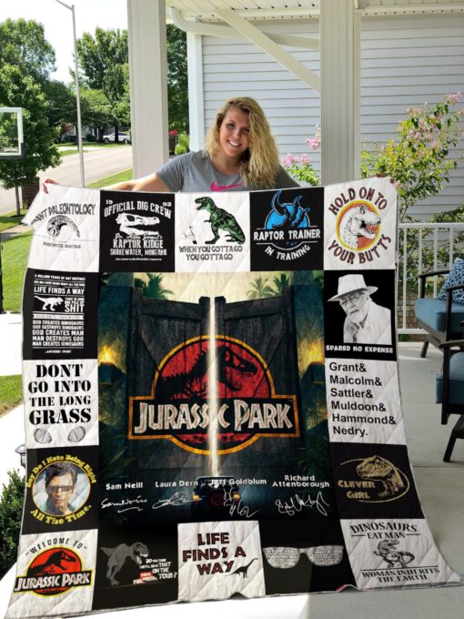 Buy Jurassic Park Quilt Blanket & Quilt Bedding Set For Fans Ver 17-1