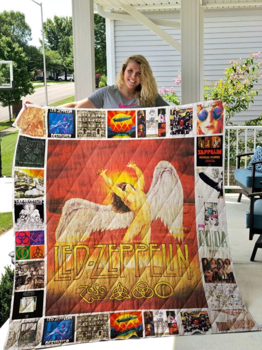 Buy Led Zeppelin Quilt Blanket & Quilt Bedding Set For Fans - Meteew