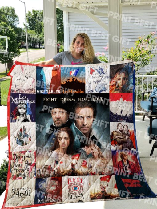 Buy Les Miserables Poster Quilt Blanket & Quilt Bedding Set