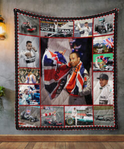 Buy Lewis Hamilton Quilt Blanket & Quilt Bedding Set - Meteew