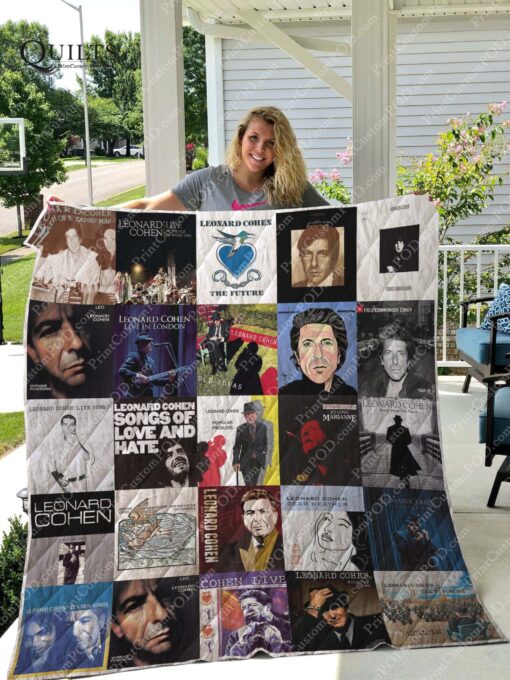 Buy Leonard Cohen Albums Quilt Blanket & Quilt Bedding Set For Fans Ver 25