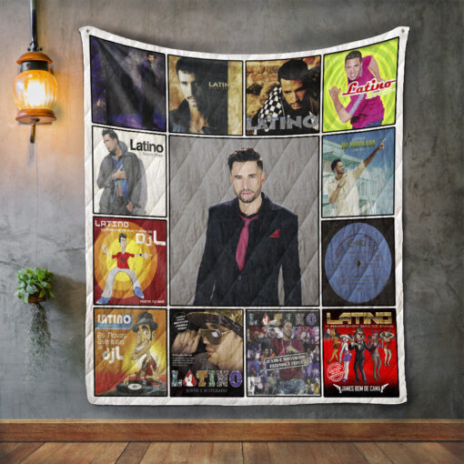 Buy Latino Album Covers Quilt Blanket & Quilt Bedding Set