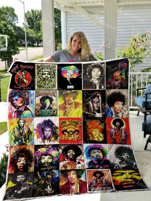 Buy Jimi Hendrix Quilt Blanket & Quilt Bedding Set 0756