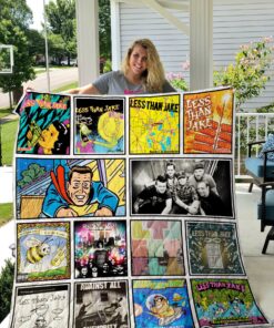 Buy Less Than Jake Against All Authority Quilt Blanket & Quilt Bedding Set Great Customized Blanket Gifts For Birthday Christmas Thanksgiving