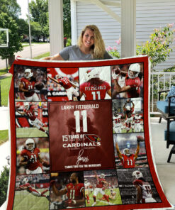 Buy Larry Fitzgerald Arizona Cardinals Quilt Blanket & Quilt Bedding Set