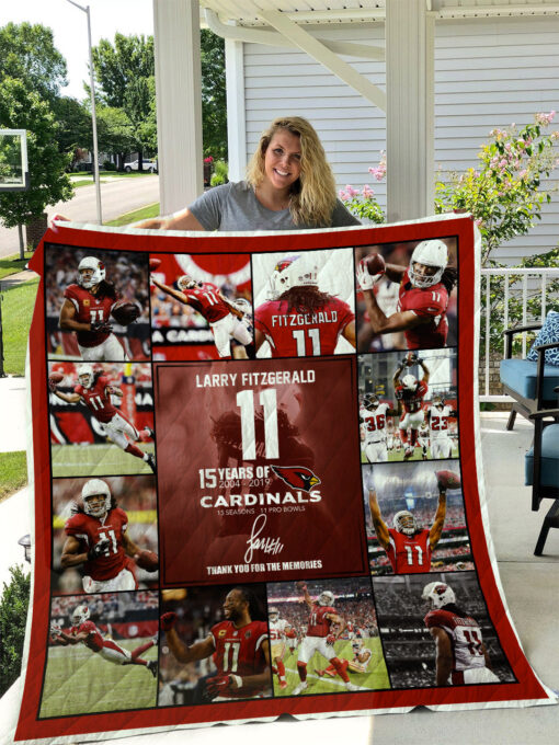 Buy Larry Fitzgerald Arizona Cardinals Quilt Blanket & Quilt Bedding Set