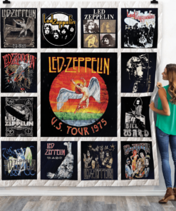 Buy Led Zeppelin Albums Quilt Blanket & Quilt Bedding Set 02