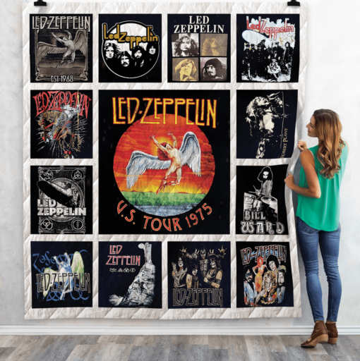 Buy Led Zeppelin Albums Quilt Blanket & Quilt Bedding Set 02