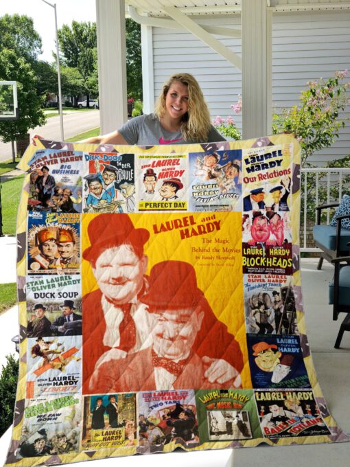 Buy Laurel And Hardy Style 2 Quilt Blanket & Quilt Bedding Set