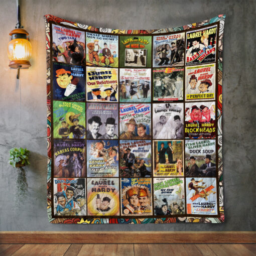 Buy Laurel And Hardy Quilt Blanket & Quilt Bedding Set