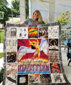 Buy Led Zeppelin Albums Cover Poster Quilt Blanket & Quilt Bedding Set Ver 2