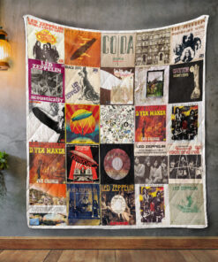 Buy Led Zeppelin 2 Album Covers Quilt Blanket & Quilt Bedding Set