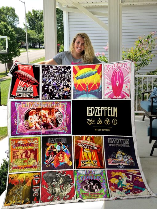 Buy Led Zeppelin For Fans New Arrival Quilt Blanket & Quilt Bedding Set