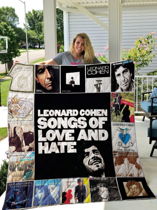 Buy Leonard Cohen Quilt Blanket & Quilt Bedding Set 01171