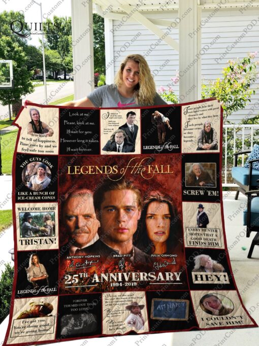 Buy Legends Of The Fall 25Th Anniversary Quilt Blanket & Quilt Bedding Set For Fans Ver 17 - Meteew