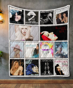 Buy Lady Gaga Style Two Album Covers Quilt Blanket & Quilt Bedding Set