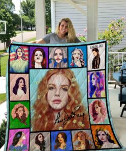 Buy Lana Del Rey Illus Quilt Blanket & Quilt Bedding Set 01