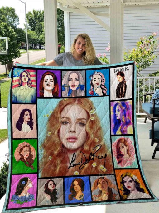 Buy Lana Del Rey Illus Quilt Blanket & Quilt Bedding Set 01