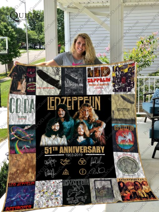 Buy Led Zeppelin Quilt Blanket & Quilt Bedding Set - Meteew