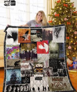 Buy Linkin Park Albums Cover Poster Quilt Blanket & Quilt Bedding Set Ver 3