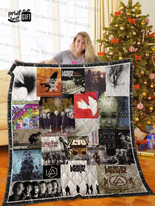 Buy Linkin Park Albums Cover Poster Quilt Blanket & Quilt Bedding Set Ver 3