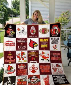 Buy Limited Edition Louisville Cardinals Quilt Blanket & Quilt Bedding Set