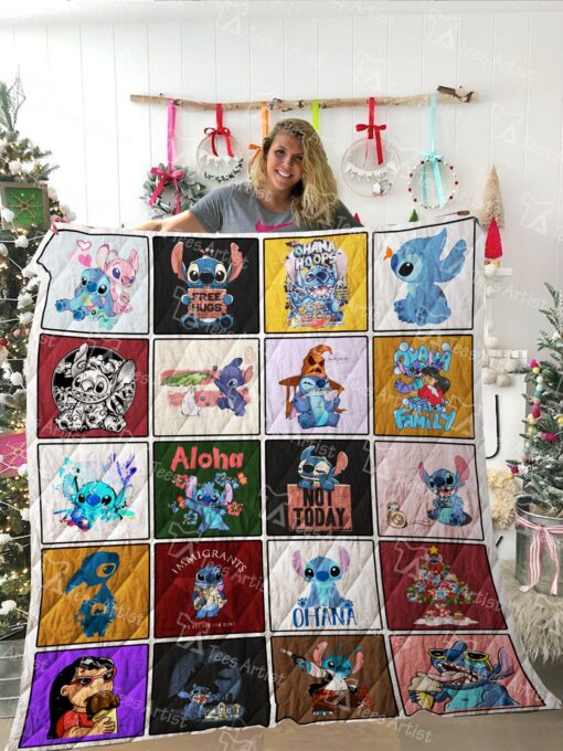 Buy Lilo And Stitch Quilt Blanket & Quilt Bedding Set